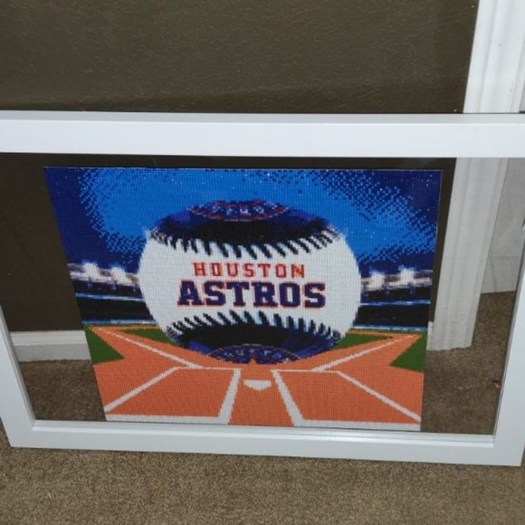 Astros diamond painting